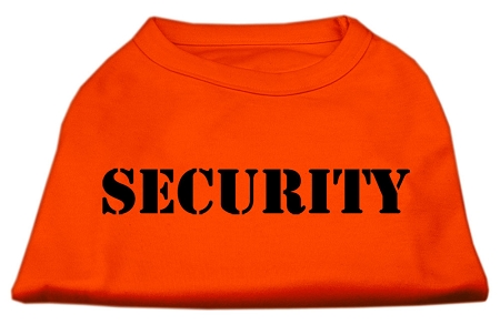 Security Screen Print Shirts Orange XXL